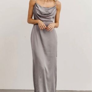 Satin Maxi Dress
